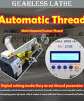 TECHTONGDA metal lathe 8x31 bench lathe with electronic leadscrew and metric/imperial thread option