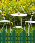 12 Pack Garden Edging Border Kit From Recycled Plastic Flexible Landscape Fence Spikes No Dig Easy Install Dark Green Outdoor Border