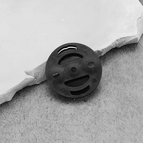 Rock Solid Bike Computer Bracket Mount Kit With Fixed Base for 32x29x2mm Meters Stopwatch Holder, black plastic component