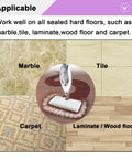 Steam mop with pad on marble, tile, carpet, and wood for 6 Pack Steam Mop Pads Replacement For Shark Steam Pocket Mops S3500 Series And S3601 Models Durable Microfiber Pads.
