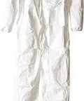 Heavy Duty White Hooded Coveralls With Serged Seams, Comfort Fit Large, Elastic Hood For Full Neck Coverage, Pack Of 25 Ideal For Work Sites And Labs Today