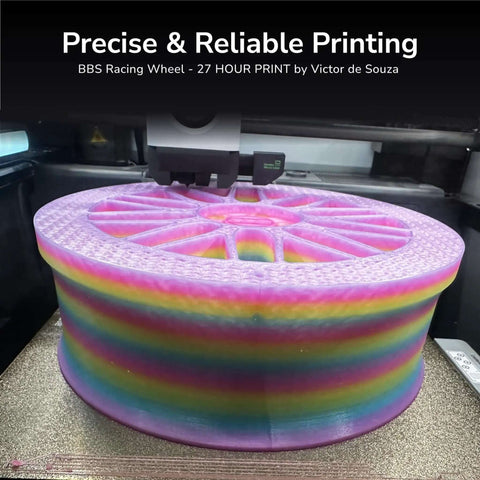 Panchroma Gradient Luminous Rainbow PLA Filament 1.75mm for 3D Printing 1kg Spool Dope Glow In The Dark Finish BBS Racing Wheel
