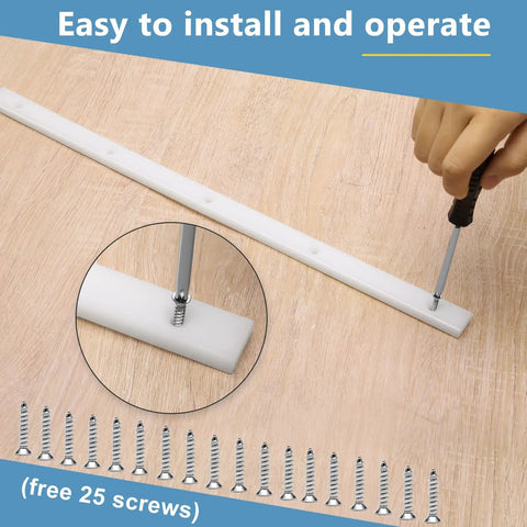 Installing 17'' UHMWPE Crosscut Sled For Table Saw With Premium UHMWPE Plastic, Pre Drilled Holes And Included Screws