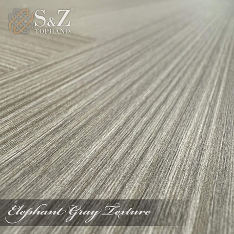 Close-up of Elephant Gray textured MDF surface used in 32x84 Inch MDF Light Gray Barn Door With 6.6 Ft Sliding Hardware Kit