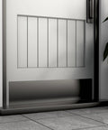 Heavy Duty Aluminum Door Kick Plate 8 Inch By 34 Inch Matte Black Finish Surface Mount Protective Guard on Door