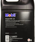 Mobil DTE 25 Hydraulic Oil 1 Gallon Container for Heavy Duty Systems SAE 15 ISO VG 46