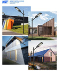 Ultra Bright 350000LM Solar Street Lights With 384 LEDs 1500W lighting various outdoor settings at dusk