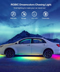 Underglow LED Kit With RGB IC Dream Color Chasing 213 Scene Modes Music Sync Via App Or Remote High Brightness Neon Car Lights