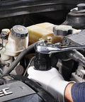 One Half Inch Drive 19-Piece Impact Socket Set on engine, alloy steel socket in use on vehicle maintenance