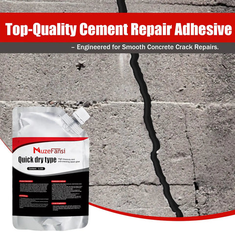 Self Leveling Asphalt Crack Filler And Concrete Crack Sealant For Driveways Patios Walls And Garage Floors Quick Dry Waterproof Bond 2 Pack Easy Patch For Long Lasting Durability package on concrete surface.