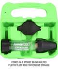 Combustion Leak Detector For Engine Block Leaks And Blown Head Gasket Tests in green plastic case