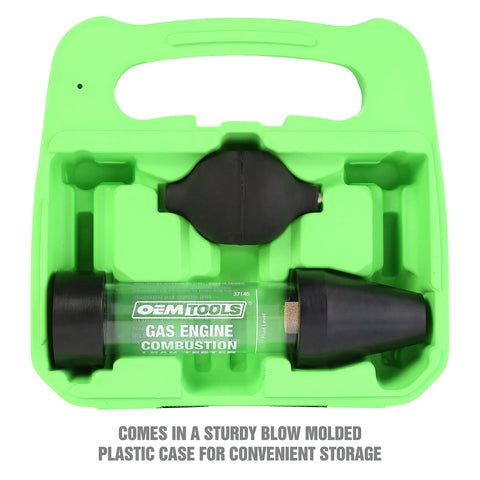 Combustion Leak Detector For Engine Block Leaks And Blown Head Gasket Tests in green plastic case