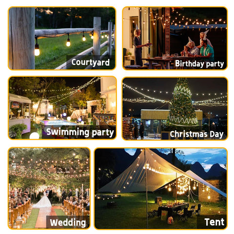 Outdoor String Light Hanging Kit With 200 Ft Nylon Coated Stainless Steel 304 Wire Rope Cable Turnbuckle Plus Gear Weatherproof Easy Install For Patio Deck Garden Or Backyard at various events