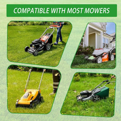 Collage of mowers showing compatibility with 5/8 Inch By 178 Inch Drive Belt Replacement For TimeCutter HD X5450 XS5450 ZX5400