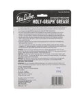 Back view of Sta-Lube Moly-Graph Grease SL3144 package; extreme-pressure, multi-purpose moly-graphite grease, pack of 3 × 3 oz