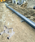 Heavy Duty Pipe Roller Stand For Gas Piping And Welding Alignment, Adjustable 50-315mm Rollers for PE Pipe