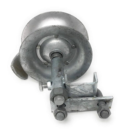 Rear Track Roller Guide Roller For Light Duty Chain Link Gates 1-5/8 Inch Pipe Track Rollers With Single Bearing And Heavy Bracket, view