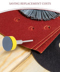 100 Pcs Sanding Disc Kit For Rotary Tool Grit Range 100 180 240 1500 3000 With Round Discs And Mini Discs For Drill Polishing And Multimaterial Finishing For DIYers And Pros, sanding discs on wood