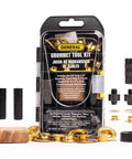 Professional Grommet Kit For Three Eighths To One Half Inch Brass Grommets For Tarp Repair And Canvas Reinforcement packaged contents