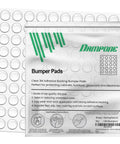 100 Pack Clear Self Adhesive Cabinet Door Bumpers For Soft Close Closures Hemispherical Silicone Dampening Pads