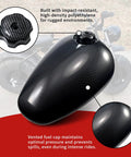 Gas Fuel Tank 5.5L Capacity HDPE Replacement For CT200U EX Axis M200 HS200 3 And 196cc Mini Bikes With Carbon Fiber Pattern shown with vented cap