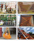 Heavy Duty Cargo Lifting Net 5X5 Feet Workhorse in various uses, showcasing rugged straps and strong mesh for lifting.