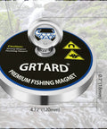 Beast Mode Heavy Duty 1500Lb Magnetic Fishing Kit With 4.72 Inch Diameter Magnet, strong magnet warning shown