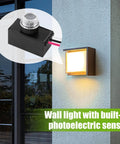 Wall light with Outdoor Light Sensor Photocell Auto On Off 120 to 277 Volt Dusk to Dawn Switch for Exterior Lighting