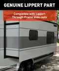 RV with extended slide-out showing Through-Frame 2x2 RV Slide-Out Gear Pack Replacement For Quick Slide Restoration