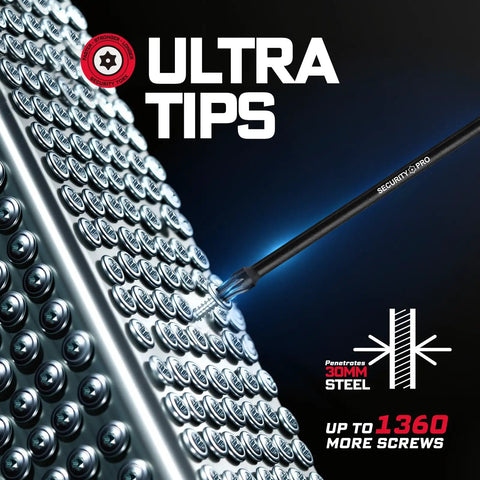 Heavy Hitter Impact Security Torx Bit Set Featuring Magnetic S2 Steel Star Drivers for tough fasteners with hollow design.