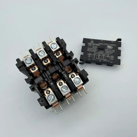 Industrial Grade 3 Pole Contactor 60 Amp 240 Volt Hvac Replacement Compatible With 42Ef35Ag Ul Certified Dust Sealed Class F Coil