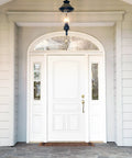 Wood Look Door Paint Kit For Front And Interior Doors In English Oak, Quick Dry, Three Step Application on white front door