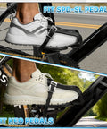 Toe Cage Adapters For Peloton Bike And Road Cleats Convert SPD-SL Look Delta Keo To Toe Cages With Strap Ride In Sneakers Easy To Install Indoor Cycling Pedal Accessories