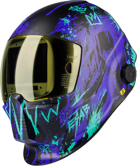 Sentinel A60 Auto Darkening Welding Helmet Havoc Graphic with True Color Lens, 4.65 x 2.80 Inch Viewing Area