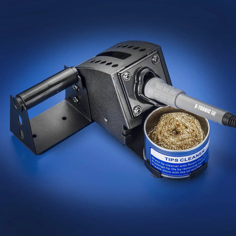 4010 XTS 2 Series 75 Watt Soldering Iron Station Pro Grade With Sleep Mode and brass sponge tip cleaner