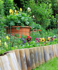 20ft Green Garden Fence Panels For Dogs And Small Animals, Easy Install Rustproof Welded Wire Border in a garden
