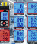 Go-To Dual Channel Digital K Type Thermocouple Thermometer With 2 HVAC Clamps And 2 Probes, Wide -328 To 2500 F Range, LED Backlight, Adjustable Compensation, Handy HVAC Lab Tool For Quick Readouts.