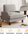 Gray chair using Non Slip Furniture Pads Grippers For Hardwood Floors Self Adhesive Silicone Floor Protectors For Furniture
