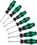 7 Piece Nutdriver Set With Kraftform Ergonomic Handle For Fast Screw Driving Includes Hex Nutsetters For Hex Head Screws Tool Markings
