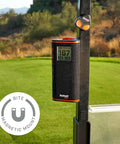 Wingman View Golf Speaker With GPS Yardage And Hazard Alerts On Course LCD Screen Remote Control Magnetic Cart Mount