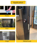 Go To All Purpose Metal Lubricant And Cleaner Spray used on door frame, hinge, and lock for rust prevention
