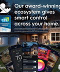 Smart LED Light Bulbs ST19 Edison Style Color Changing WiFi Bulbs 60W Equivalent for home control with app and awards