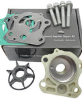 Water Pump Impeller Kit For Yamaha Outboard Motors 50 60 70 HP Includes Pump Cup Housing Gaskets Wear Plate Bolts With Washers