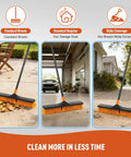 Solid 24 Inch Heavy Duty Push Broom Built Different To Handle The Daily Grind Sweeps garages, decks, and patios efficiently.