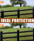 8 Pack 4x4 Aluminum Pyramid Post Caps Brown for All Weather Outdoor Fence and Deck Posts Before and After Installation