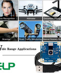 Image collage showing face recognition, altimeter, document scanning; bottom features 8MP USB Camera With Autofocus For PC, Raspberry Pi And Laptop.