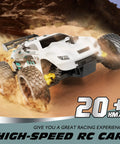 Kids RC Car 1 To 18 Scale Offroad Buggy With 2.4GHz Remote And 2WD Drive Top Speed 20 Km Per Hour on rough terrain