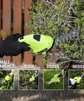 Using 2 In 1 Cordless Hedge Trimmer And Grass Shears For Garden Yard And Lawn Lightweight Handheld Electric Trimmer on bush