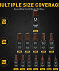 16 Piece Metric Hex Bit Socket Set in Durable S2 Steel with Multiple Size Coverage from 2mm to 14mm for 1/4, 3/8, 1/2 Inch Drives