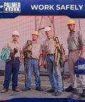 Heavy Duty Fall Protection Harness Kit With Detachable Six Foot Lanyard Internal Shock Absorber Snap Hook OSHA ANSI Fall Arrest 2 Pack